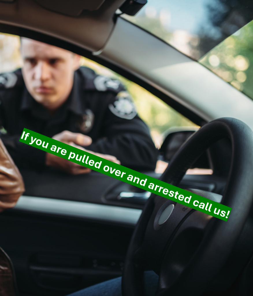 police officer pulling a driver over