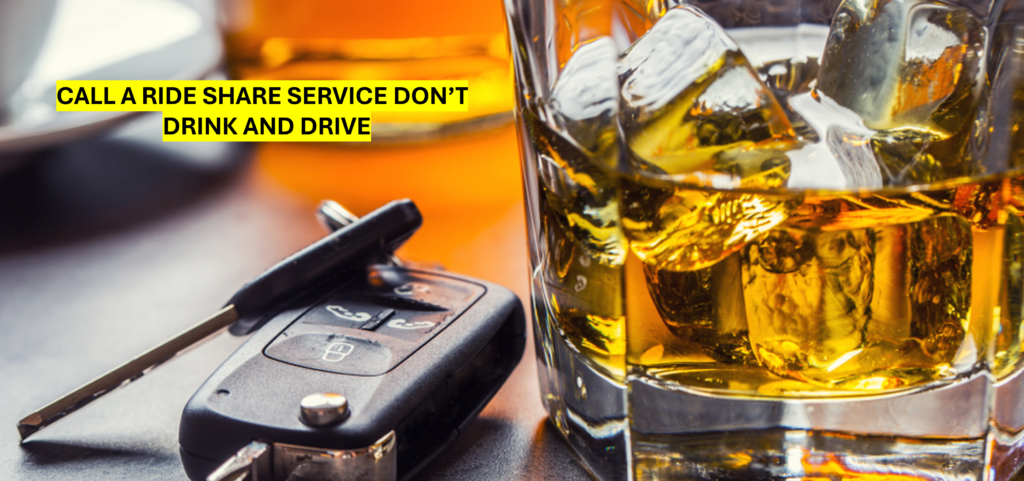 ALCOHOL IN A GLASS AND CAR KEYS NEXT TO THE GLASS