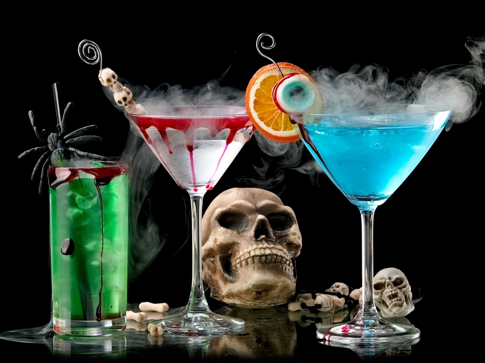 Halloween themed cocktails
