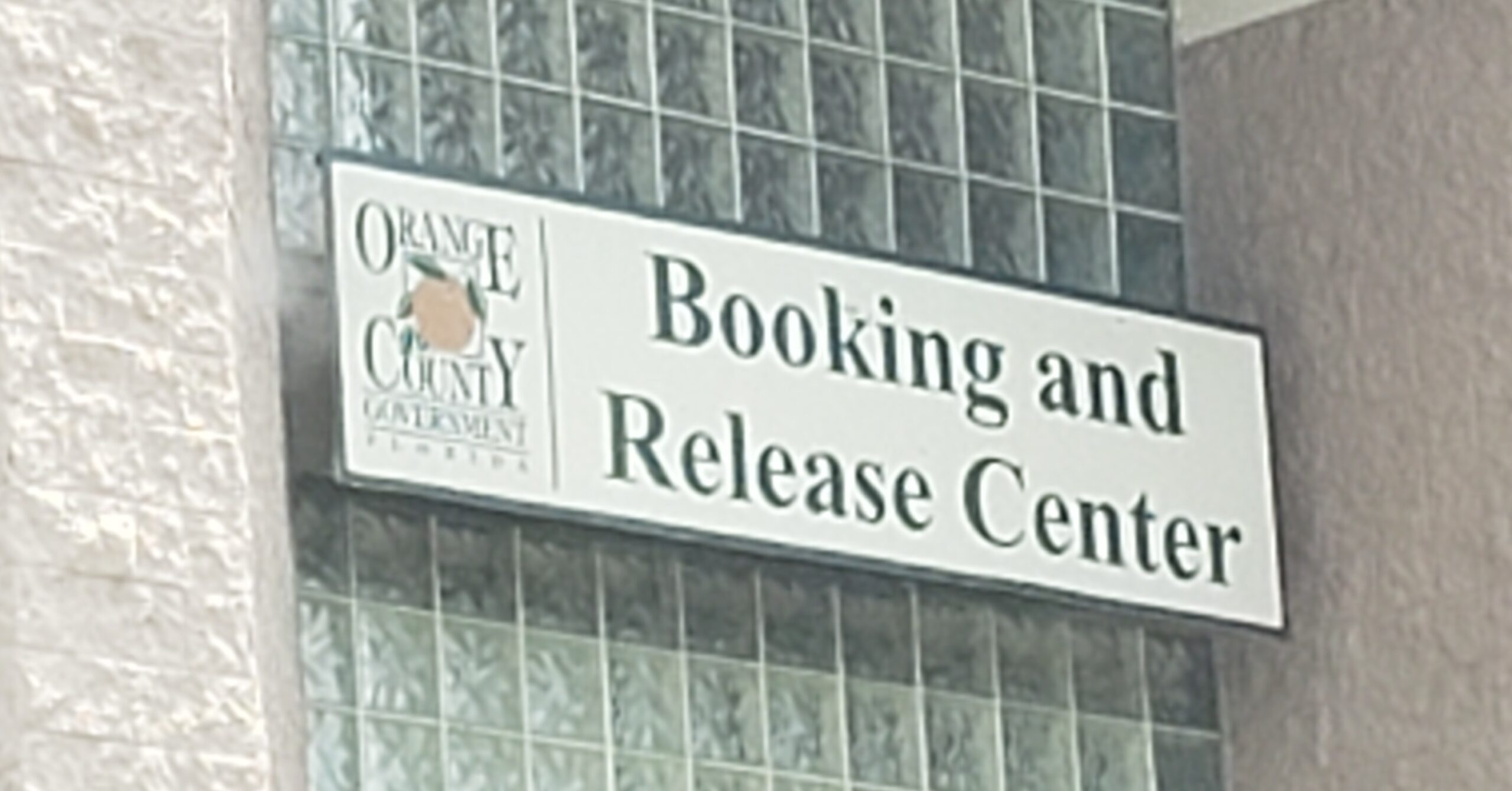 building for booking and release at the Orange County Jail in Orlando, FL